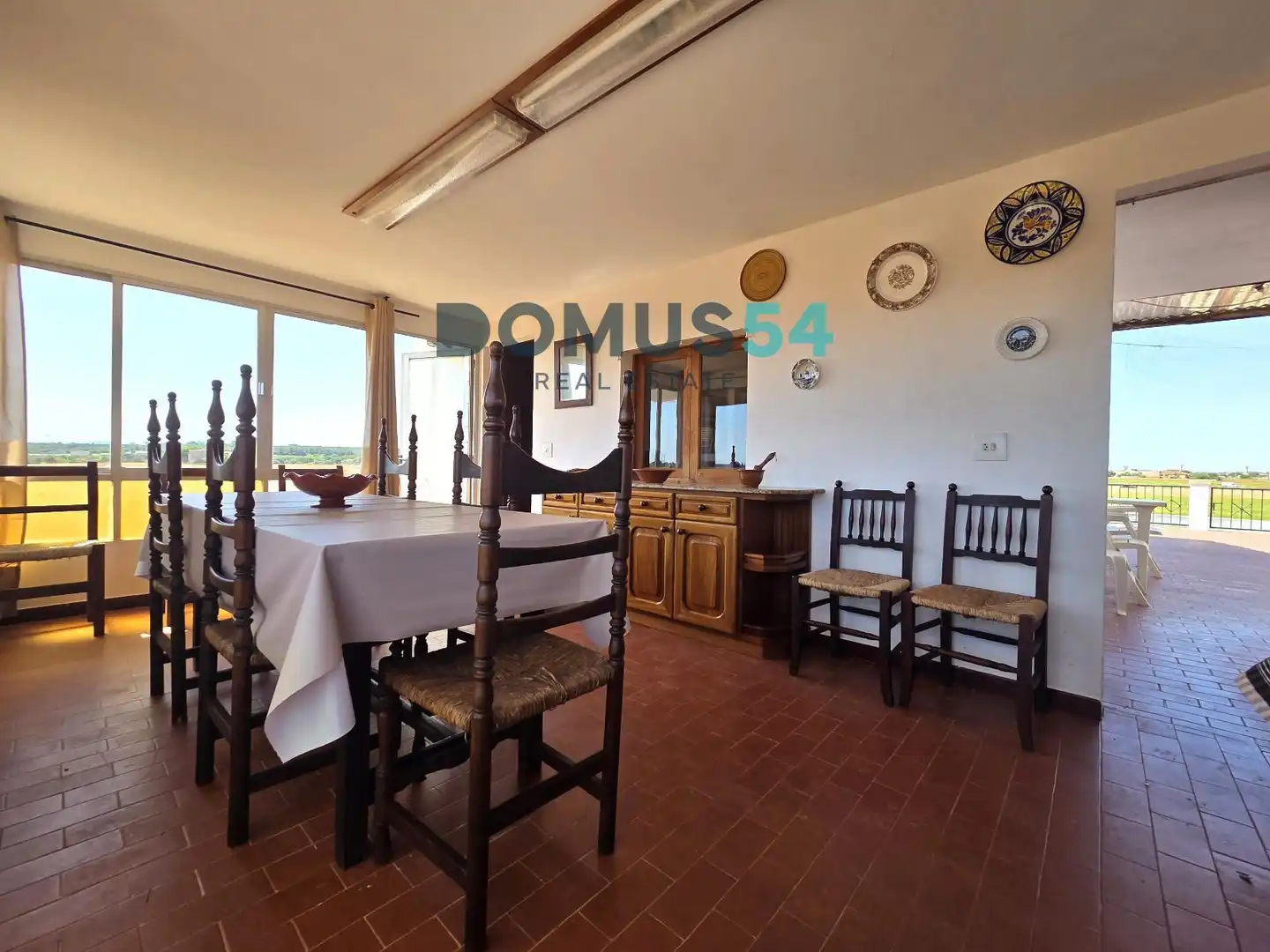 Esszimmer von Country house zur Miete in Sa Pobla mit Terrasse und Möbliert