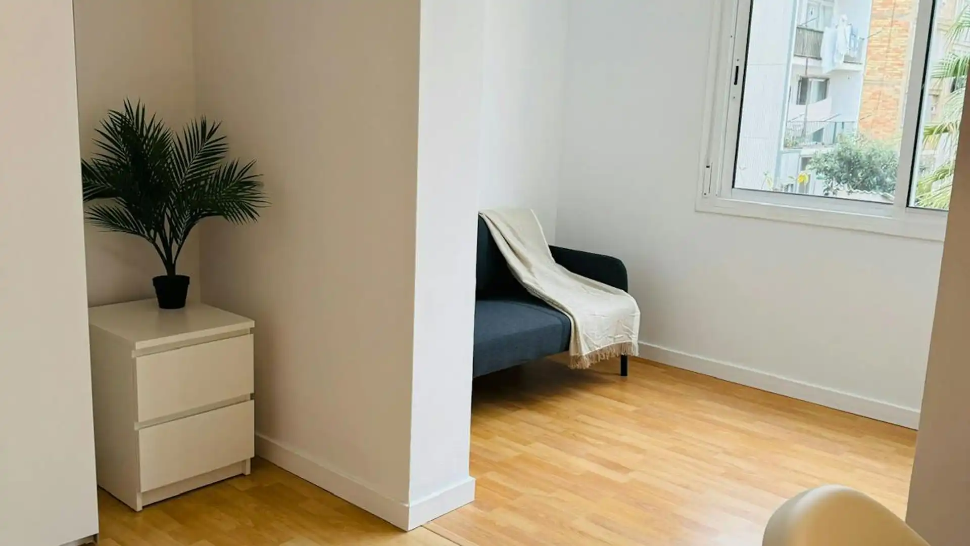 Bedroom of Flat for rent in  Tarragona Capital  with Heating, Parquet flooring and Furnished