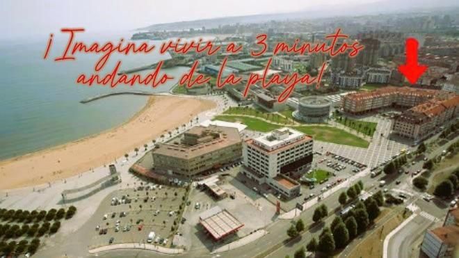 Vista exterior de Apartament de lloguer en Gijón  amb Calefacció i Traster