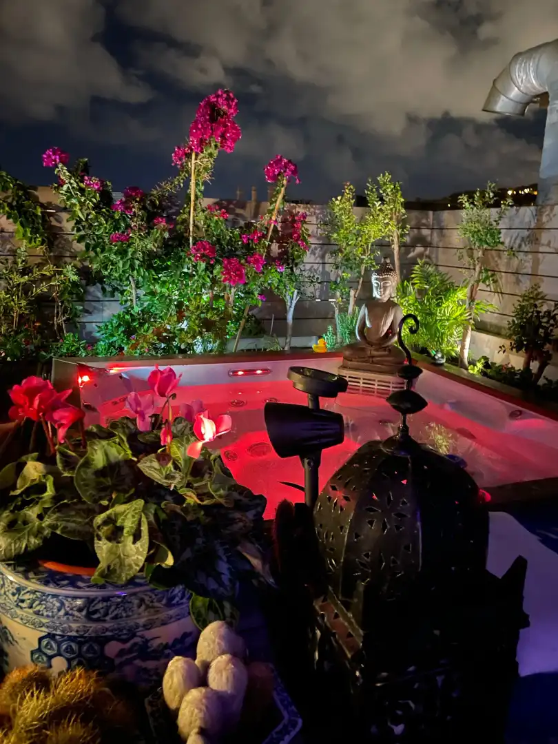 Garten von Dachboden zum Verkauf in Barcelona mit Klimaanlage, Heizung und Parkett