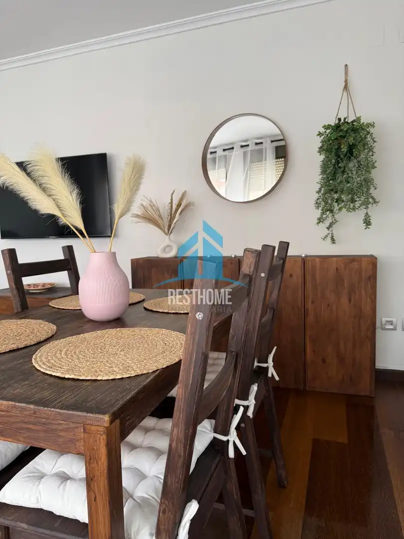 Dining room of Flat for rent in Cullera  with Air Conditioner and Furnished