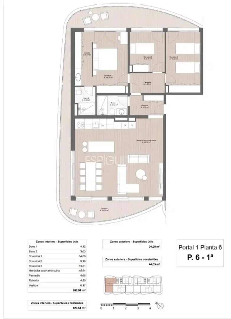 Attic for sale in Mataró  with Air Conditioner, Heating and Terrace
