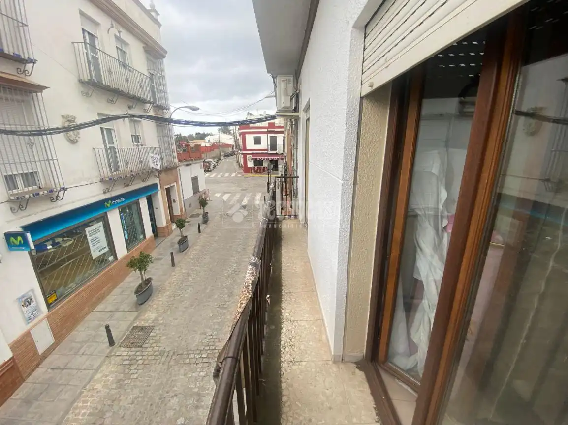 Vista exterior de Casa adosada en venta en Sanlúcar la Mayor