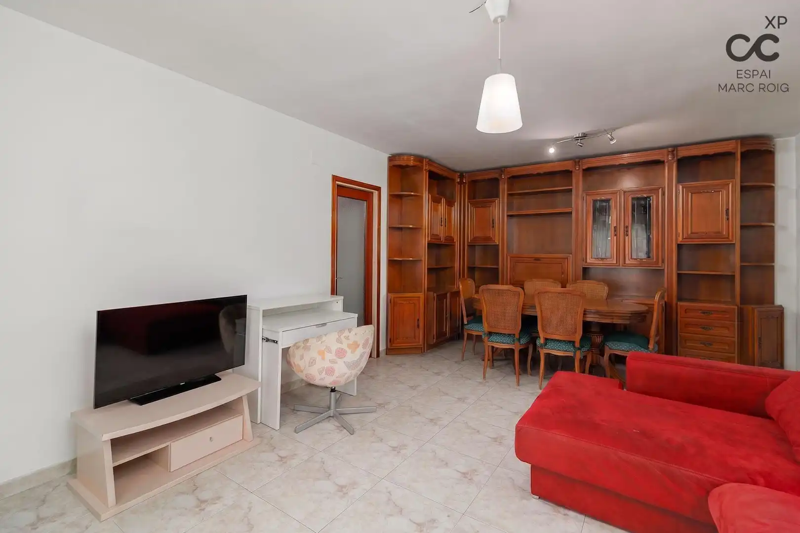 Wohnzimmer von Wohnung zum Verkauf in La Jonquera mit Klimaanlage, Heizung und Terrasse