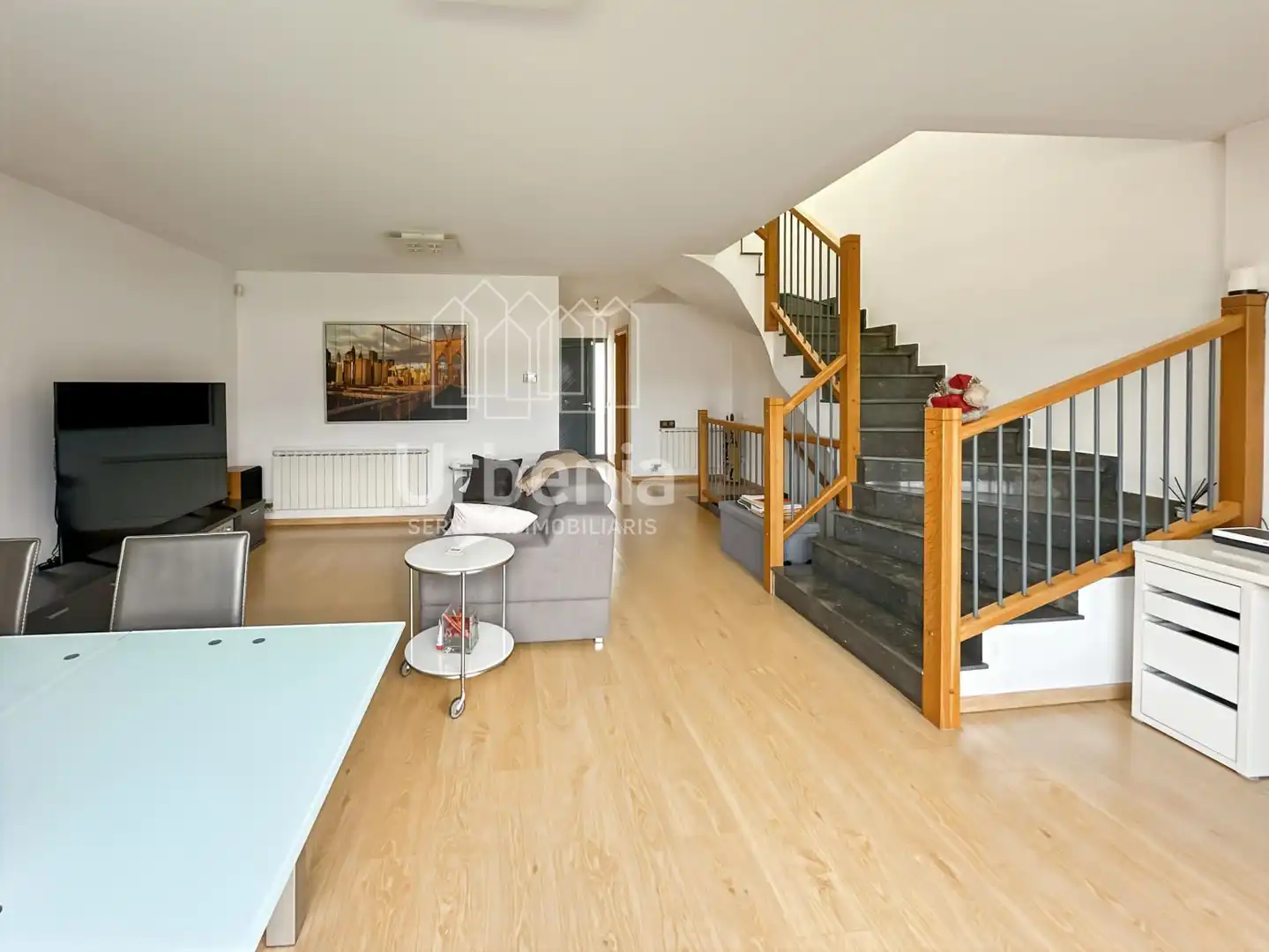 Wohnzimmer von Haus oder Chalet zum Verkauf in Gualba mit Klimaanlage, Heizung und Privatgarten