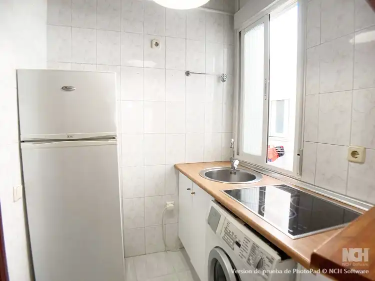 Küche von Wohnung zum Verkauf in Madrid mit Klimaanlage, Heizung und Parkett
