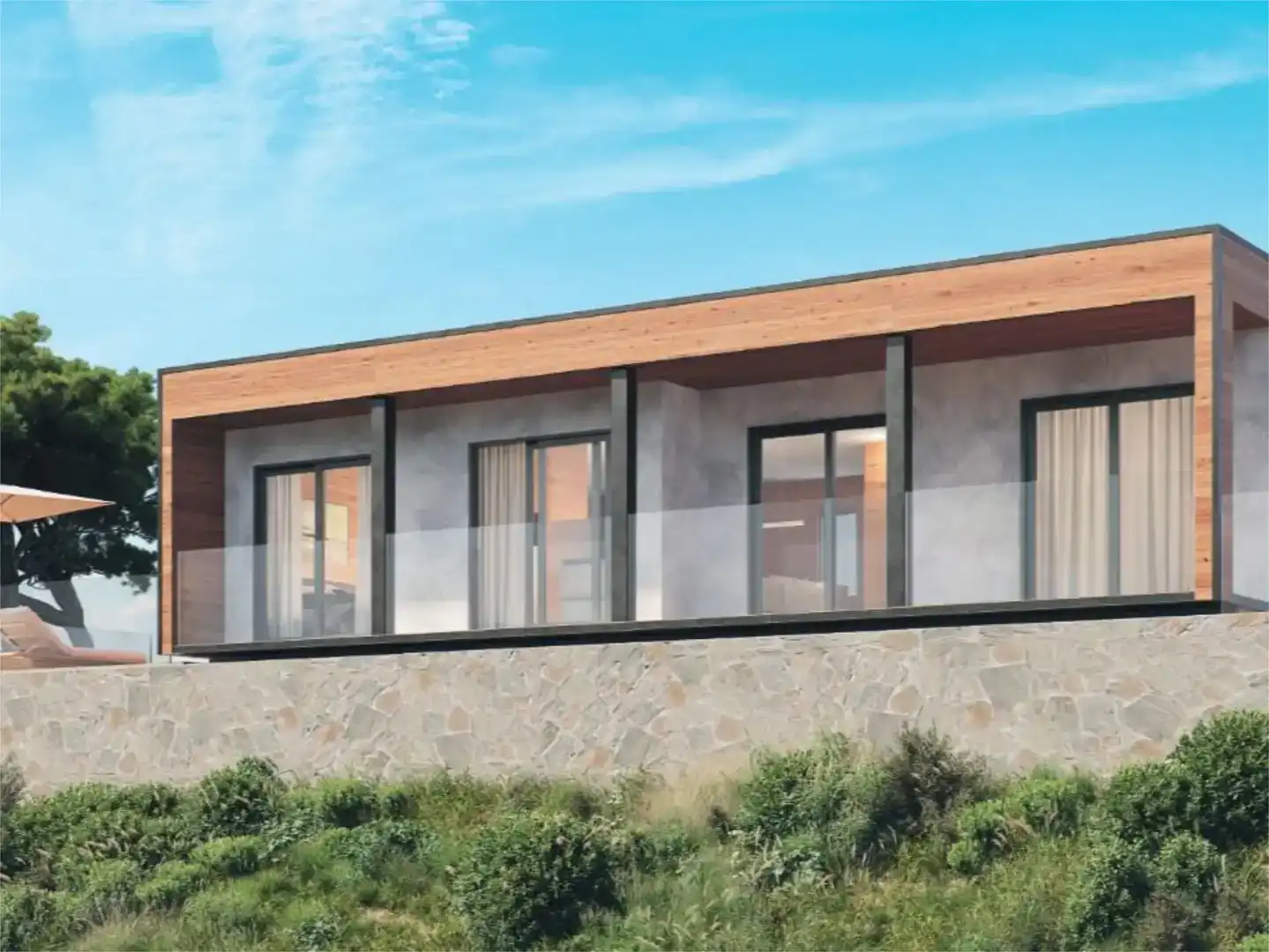 Vista exterior de Apartamento en venta en Calaf con Aire acondicionado, Parquet y Trastero