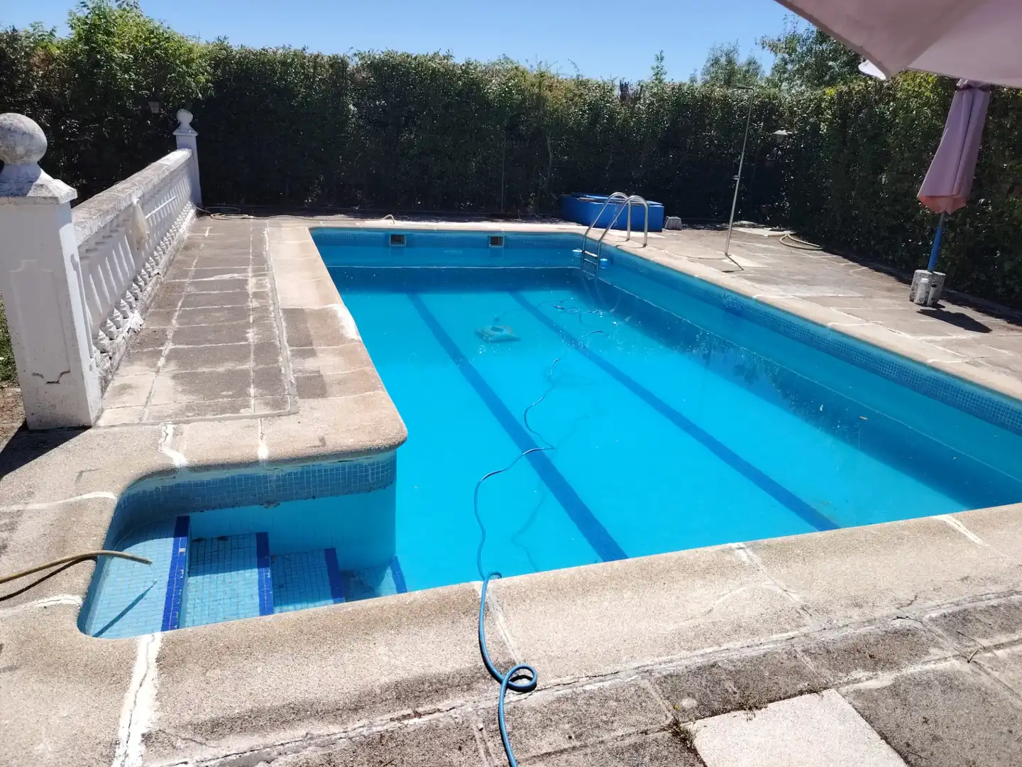 Piscina de Casa o chalet en venta en El Boalo - Cerceda – Mataelpino con Jardín privado, Piscina y Amueblado
