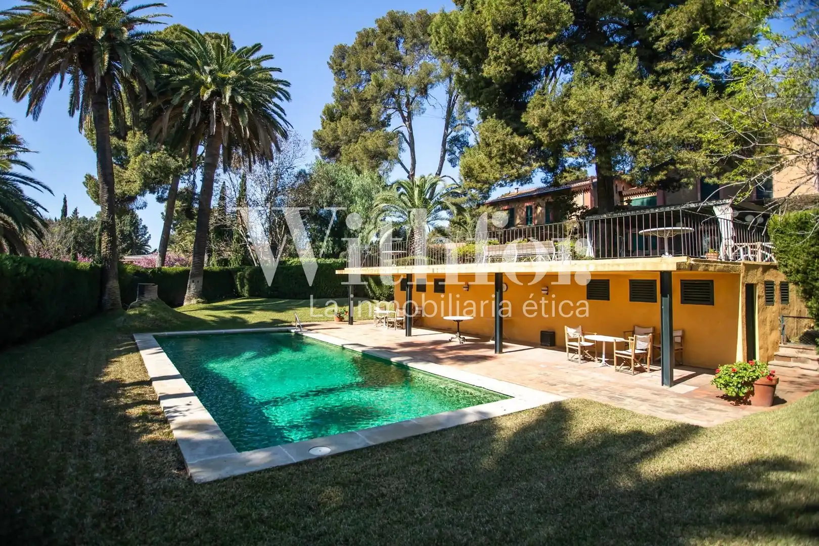Garden of Houses for rent in Esplugues de Llobregat  with Air Conditioner, Heating and Private garden