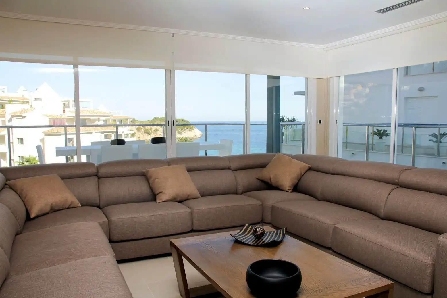 Sala de estar de Casa o chalet de alquiler en Altea con Aire acondicionado, Calefacción y Jardín privado