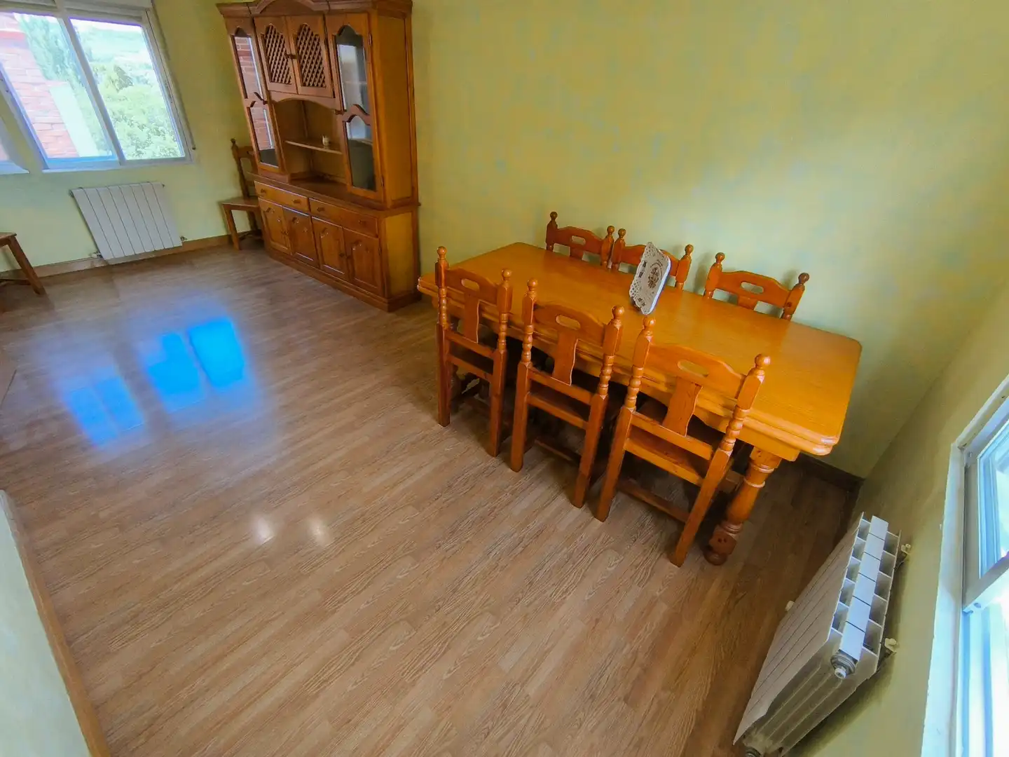 Dining room of Flat for sale in Palencia  with Heating, Parquet flooring and Terrace