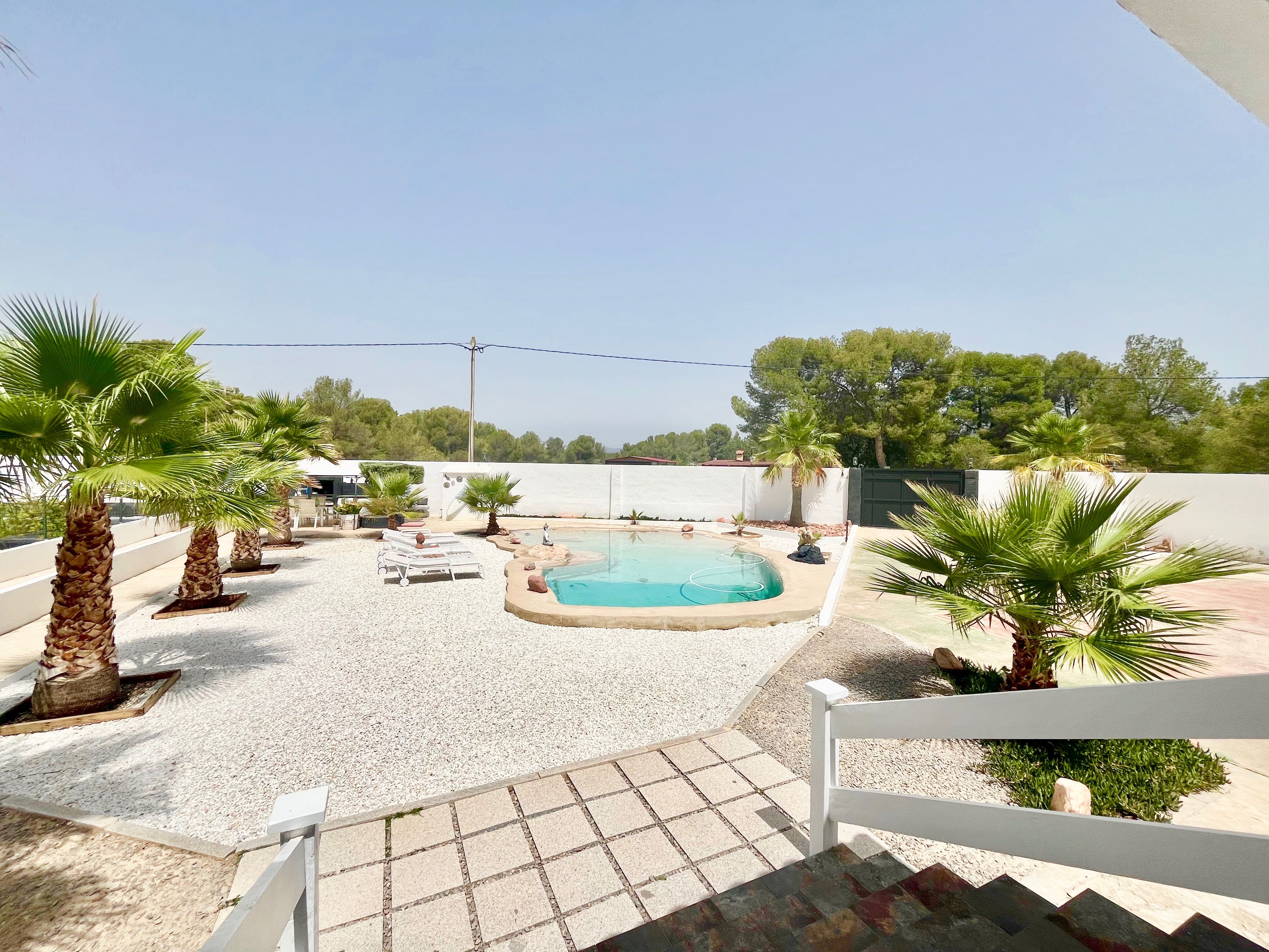 Swimming pool of House or chalet for sale in Bétera  with Air Conditioner, Terrace and Swimming Pool