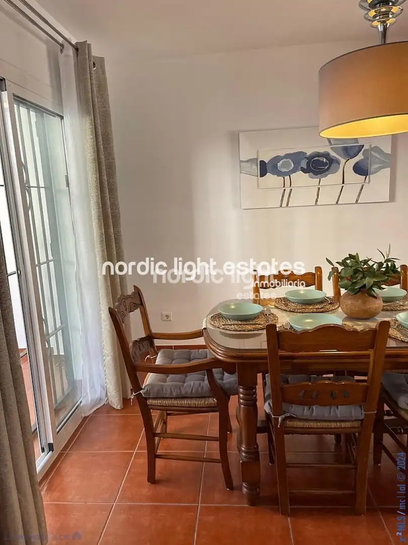 Comedor de Casa o chalet en venta en Nerja con Terraza y Piscina