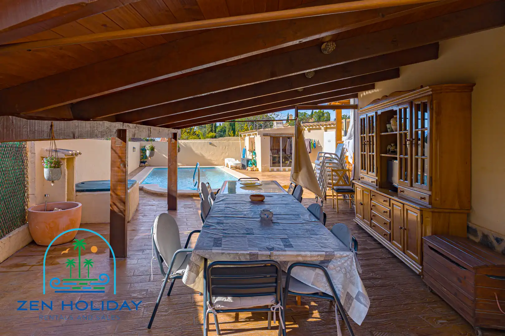 Jardín de Casa adosada en venta en Busot con Aire acondicionado, Calefacción y Jardín privado
