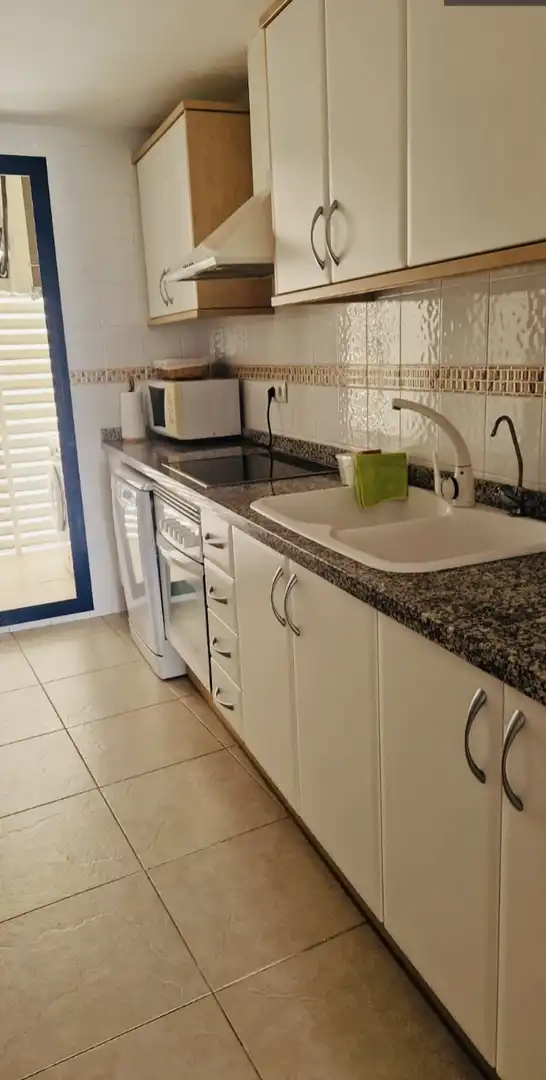 Kitchen of Apartments for rent in Dénia  with Air Conditioner, Heating and Private garden