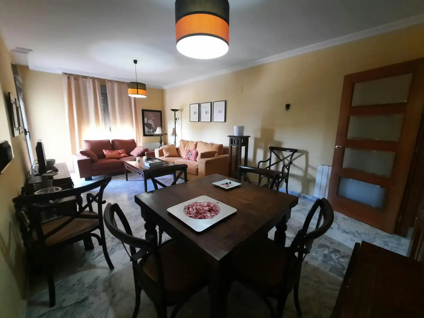 Esszimmer von Wohnung zur Miete in Badajoz mit Klimaanlage, Heizung und Terrasse