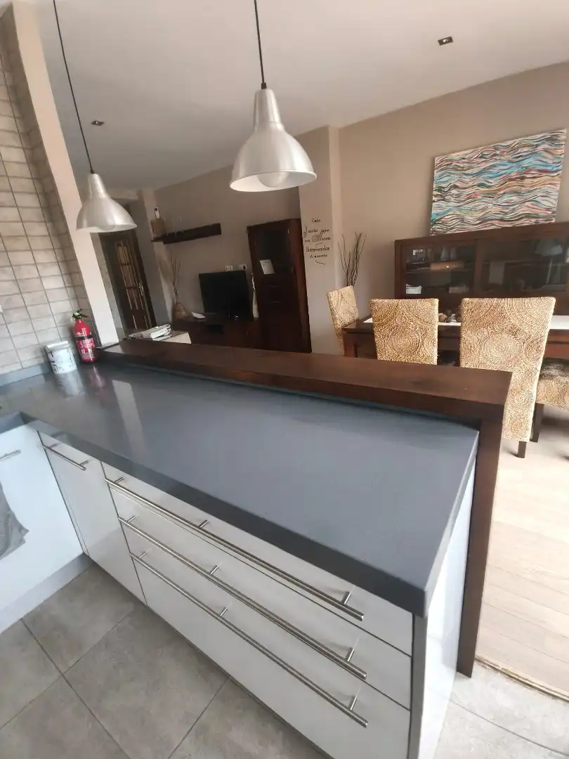 Kitchen of Flat for rent in Cájar  with Air Conditioner, Terrace and Furnished