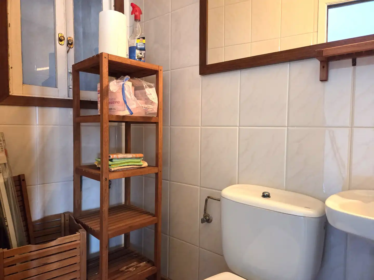 Bathroom of Flat for sale in Sanxenxo  with Parquet flooring, Terrace and Oven