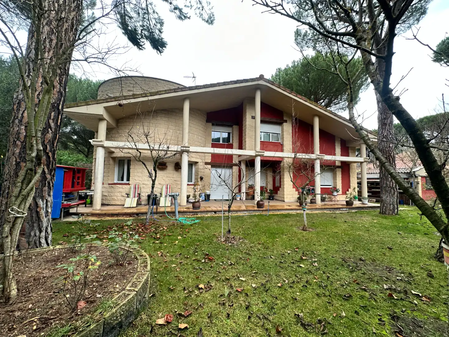 Vista exterior de Casa o chalet en venta en Tordesillas con Calefacción, Jardín privado y Amueblado