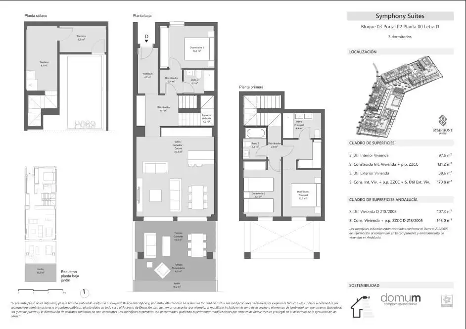 Einfamilien-Reihenhaus zum Verkauf in Estepona mit Klimaanlage, Heizung und Privatgarten