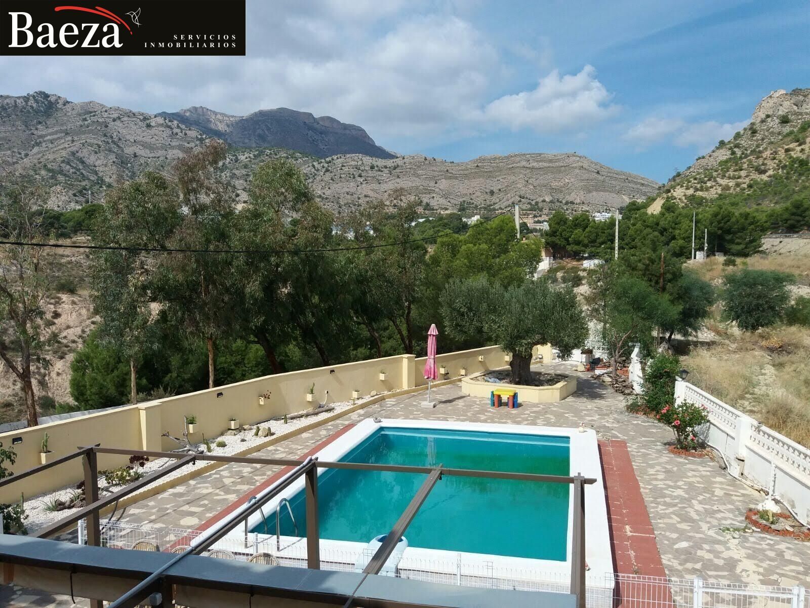 Swimming pool of House or chalet for sale in Jijona / Xixona  with Air Conditioner, Heating and Swimming Pool