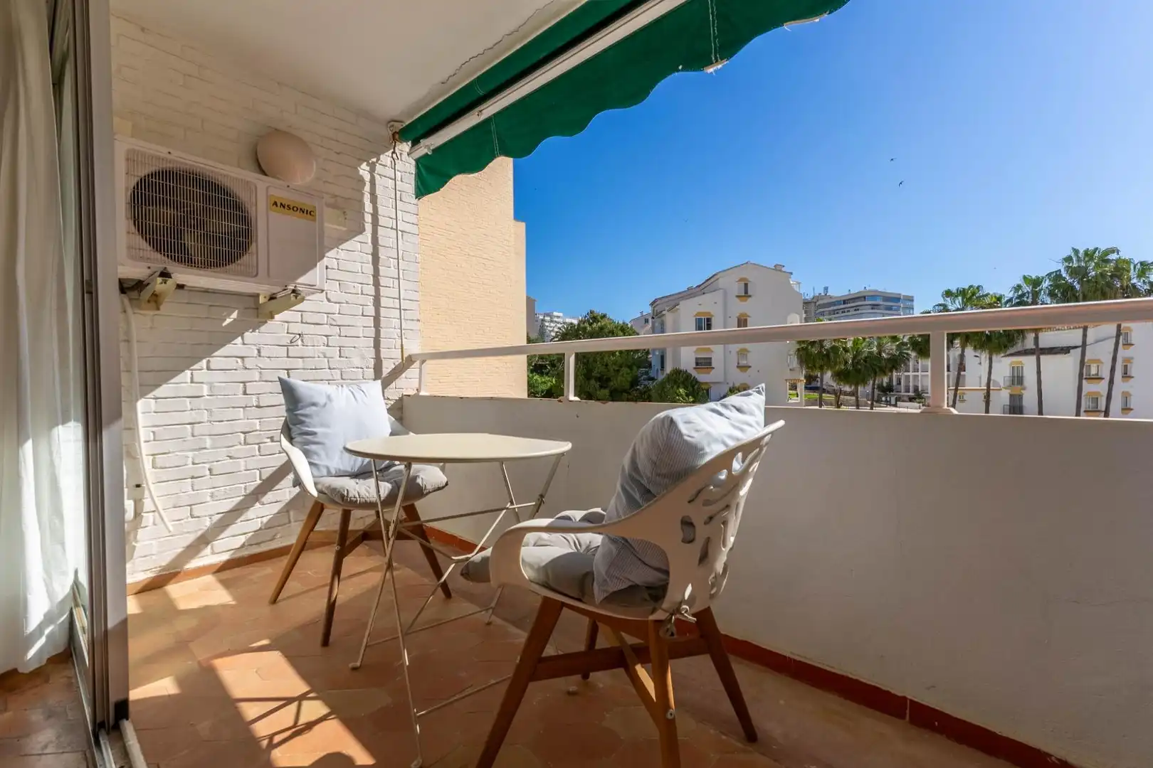 Terraza de Apartamento en venta en Fuengirola con Aire acondicionado, Terraza y Amueblado