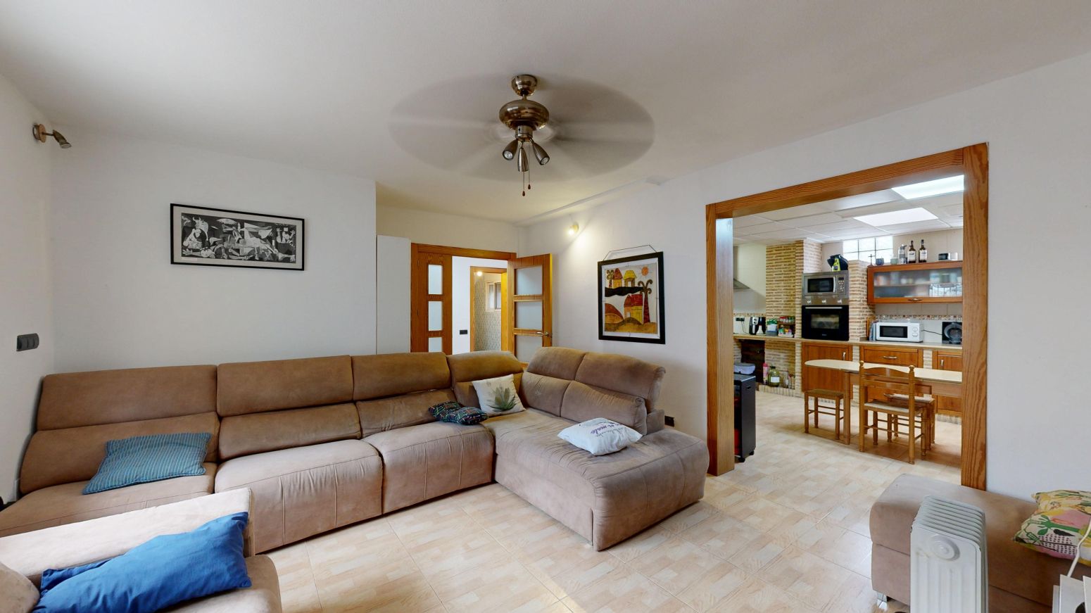 Sala de estar de Casa adosada en venta en  Murcia Capital con Terraza y Balcón