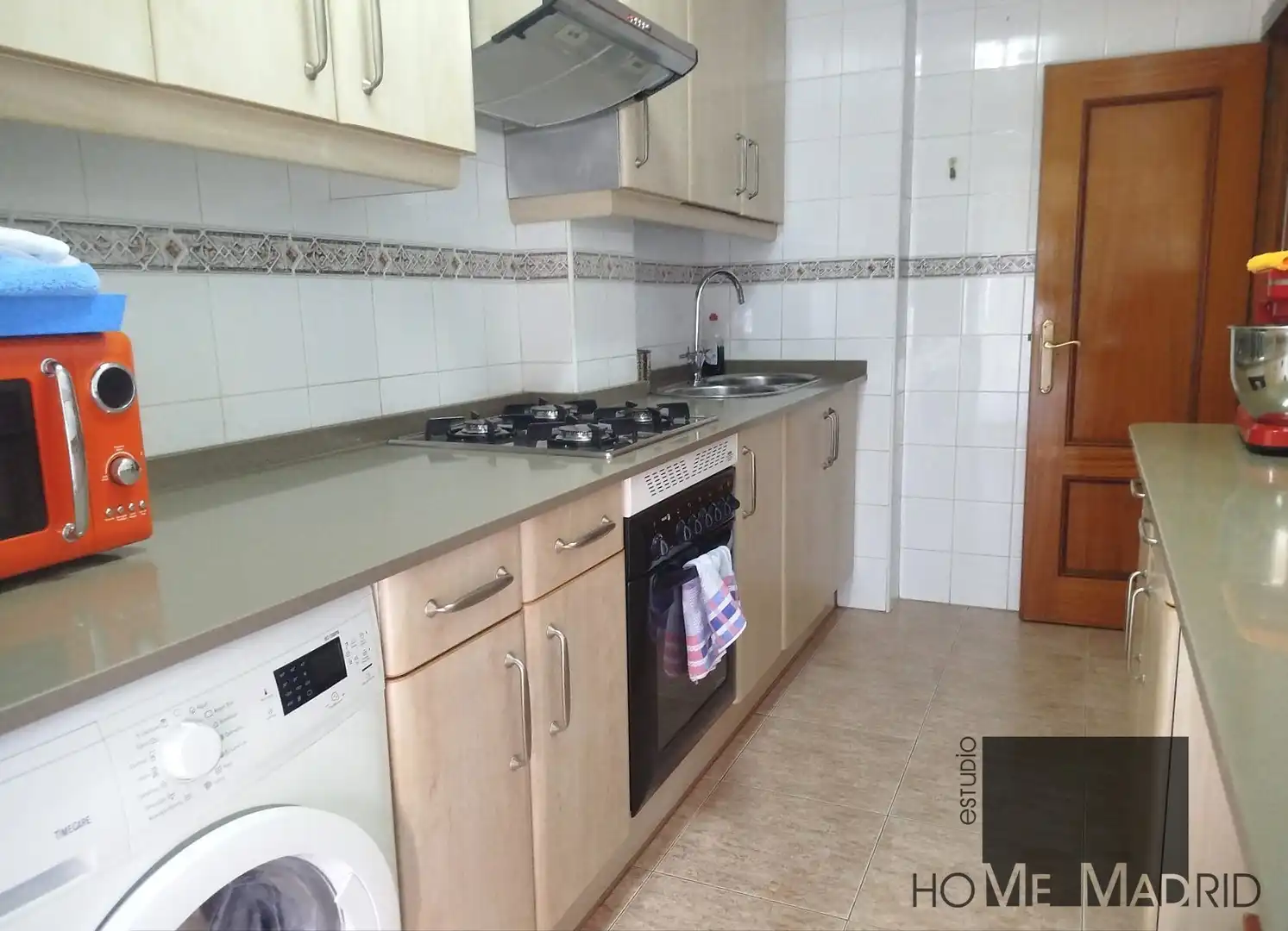 Kitchen of Flat for sale in Madrid  with Air Conditioner and Terrace