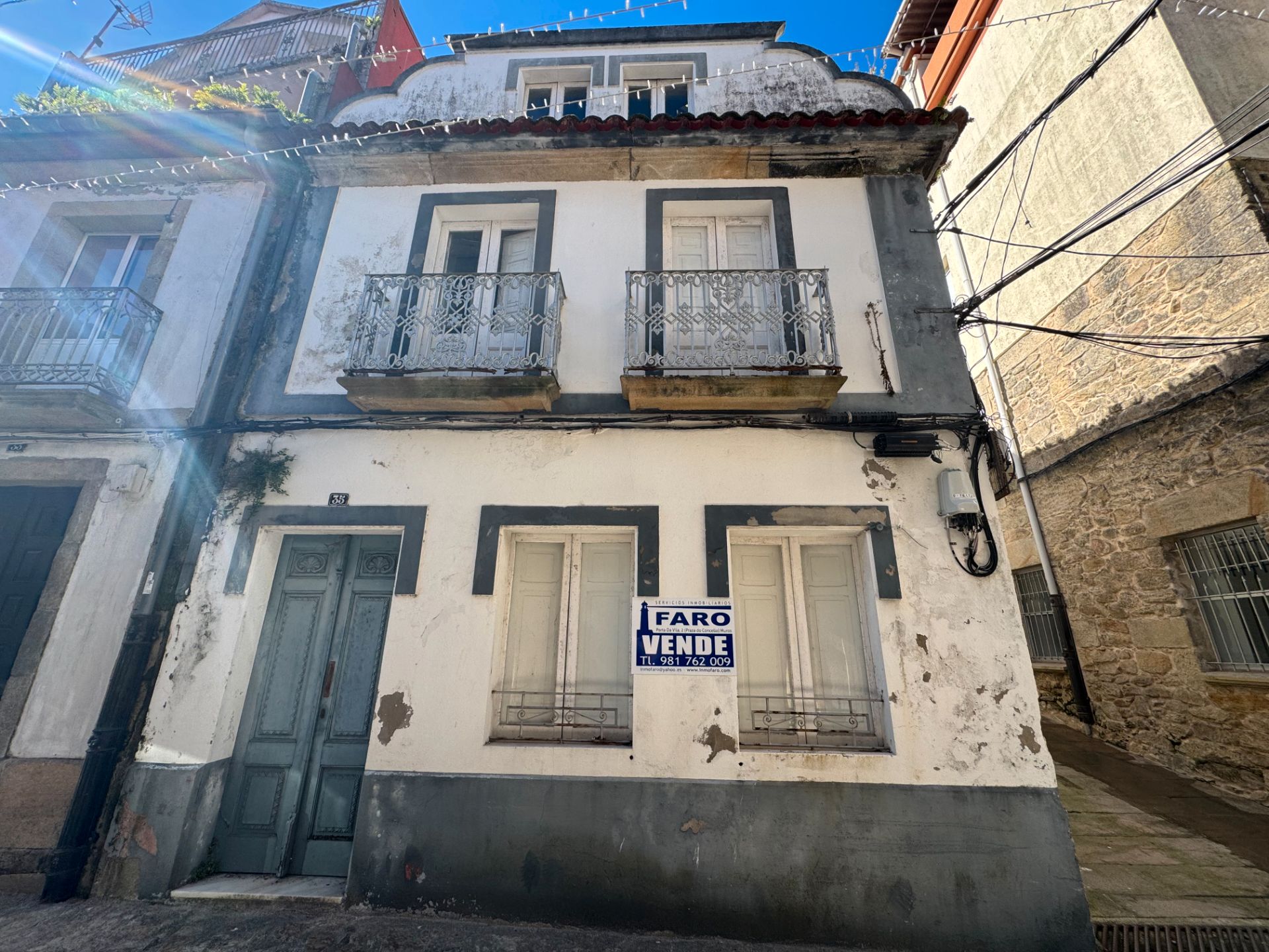 Vista exterior de Casa o xalet en venda en Muros