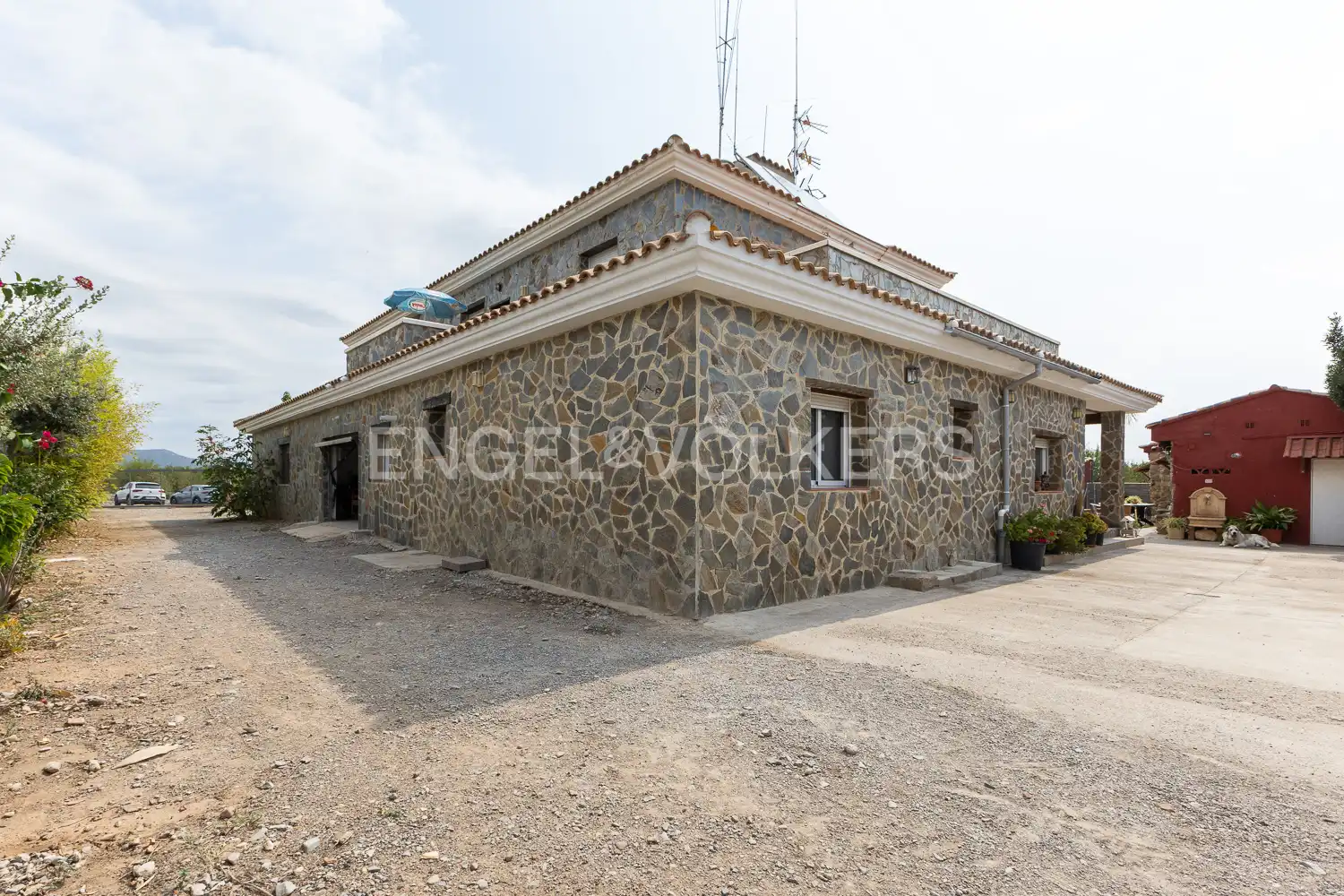 Vista exterior de Casa o chalet en venta en Casinos con Calefacción, Jardín privado y Terraza