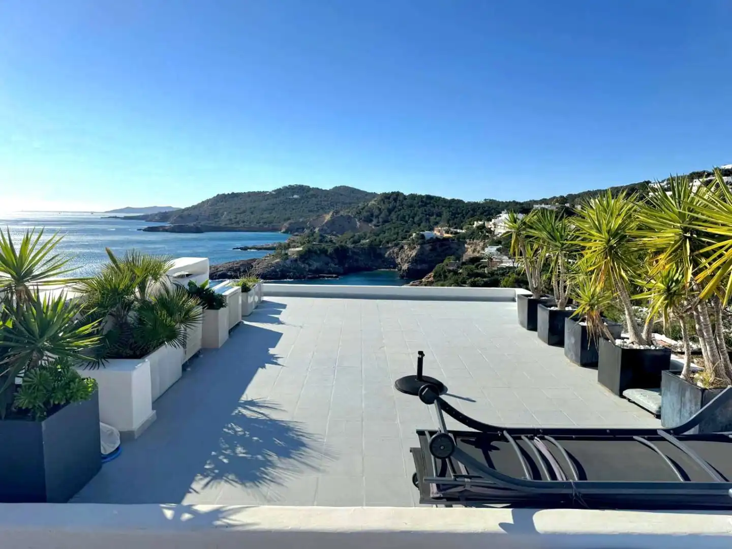 Terrace of Duplexes for rent in Santa Eulària des Riu  with Air Conditioner, Heating and Terrace