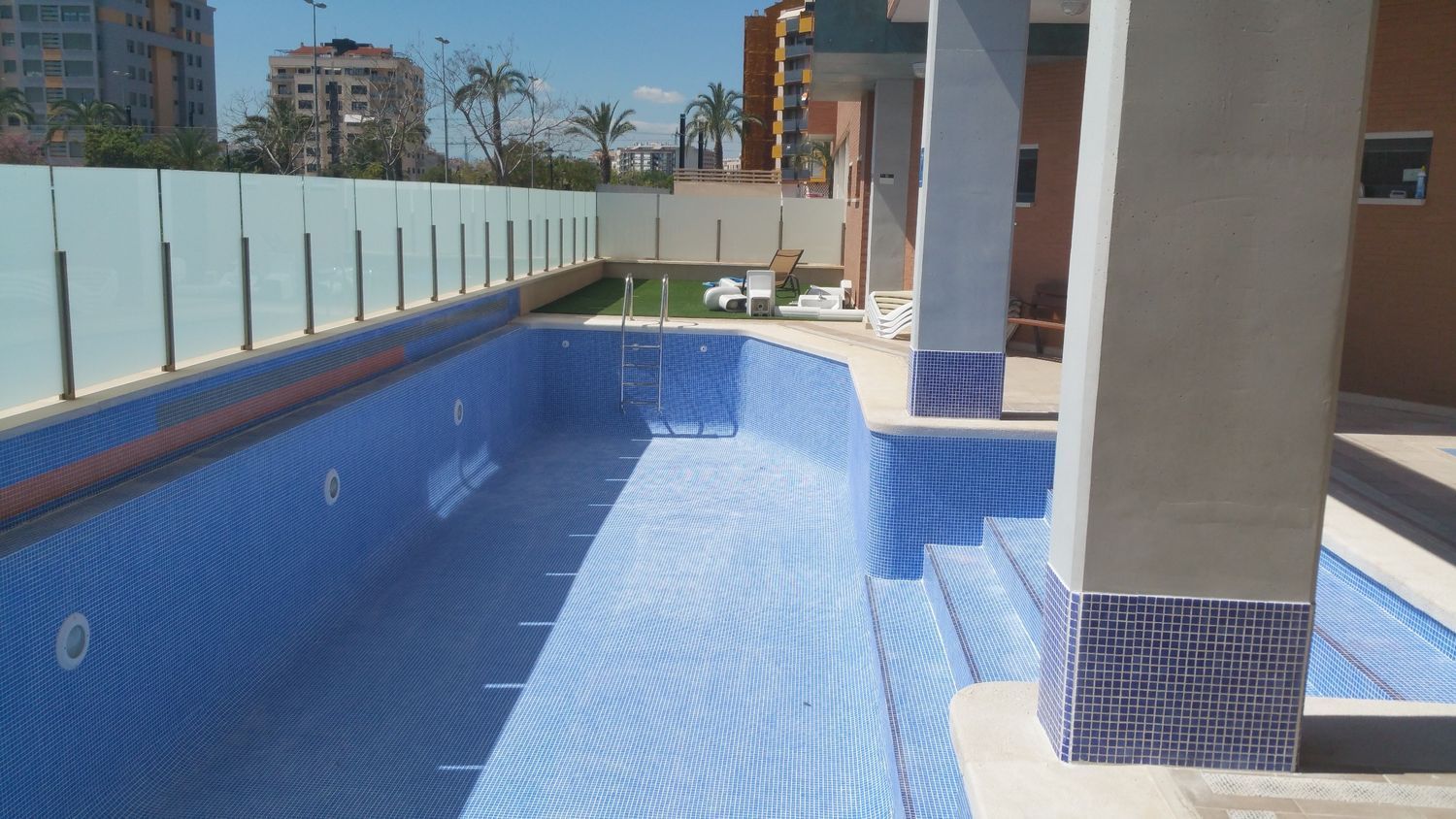 Swimming pool of Flat to rent in  Murcia Capital  with Air Conditioner, Heating and Community pool