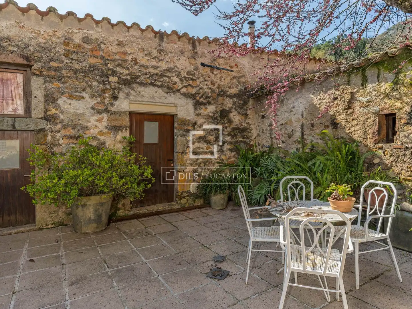 Terrace of Country homes for sale in Anglès  with Air Conditioner, Private garden and Terrace