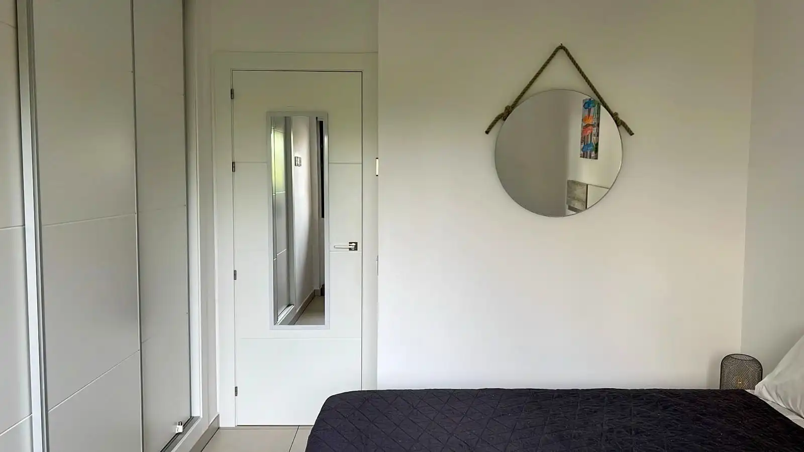 Schlafzimmer von Wohnung zur Miete in Pilar de la Horadada mit Klimaanlage, Heizung und Privatgarten
