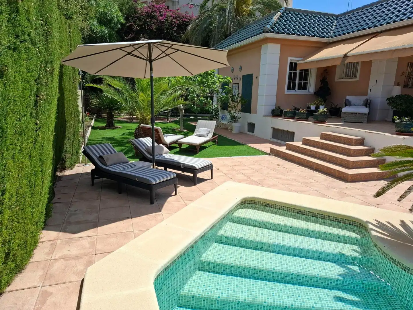 Terraza de Casa o chalet en venta en Elche / Elx con Calefacción, Jardín privado y Terraza