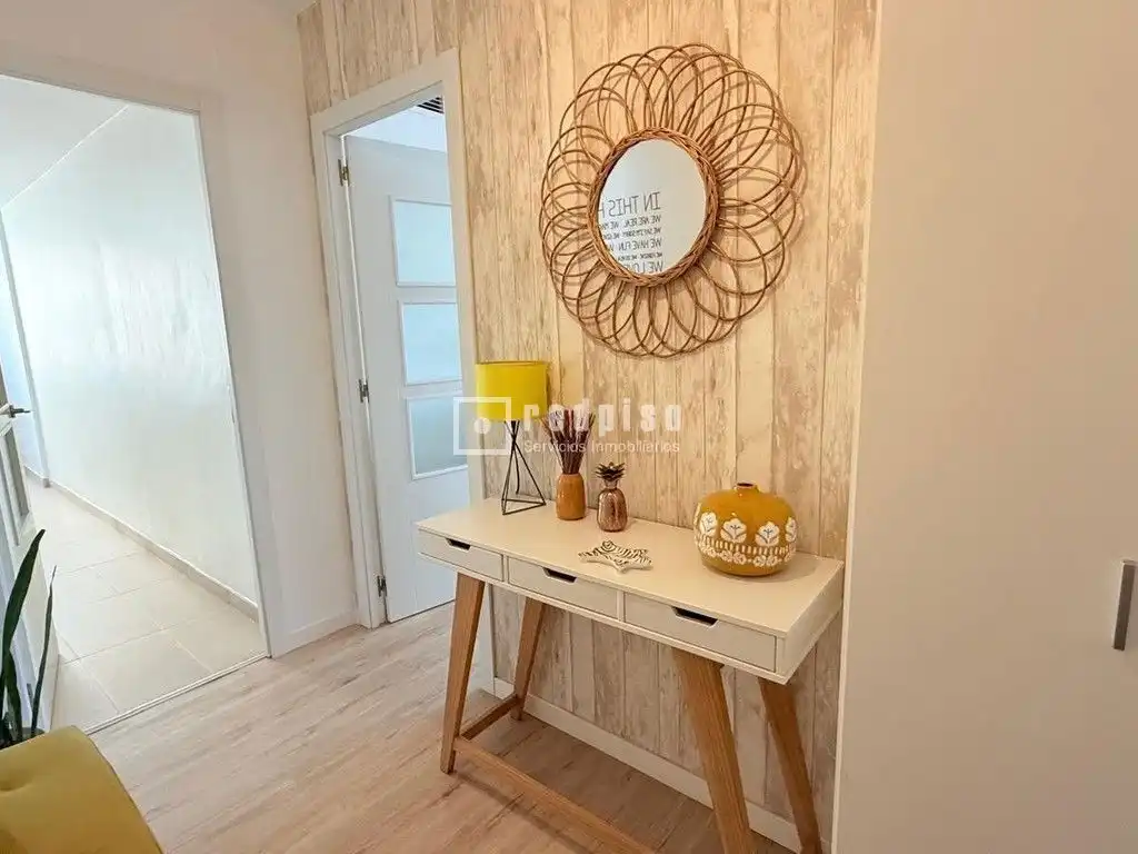 Schlafzimmer von Wohnung zur Miete in Málaga mit Parkett, Terrasse und Möbliert