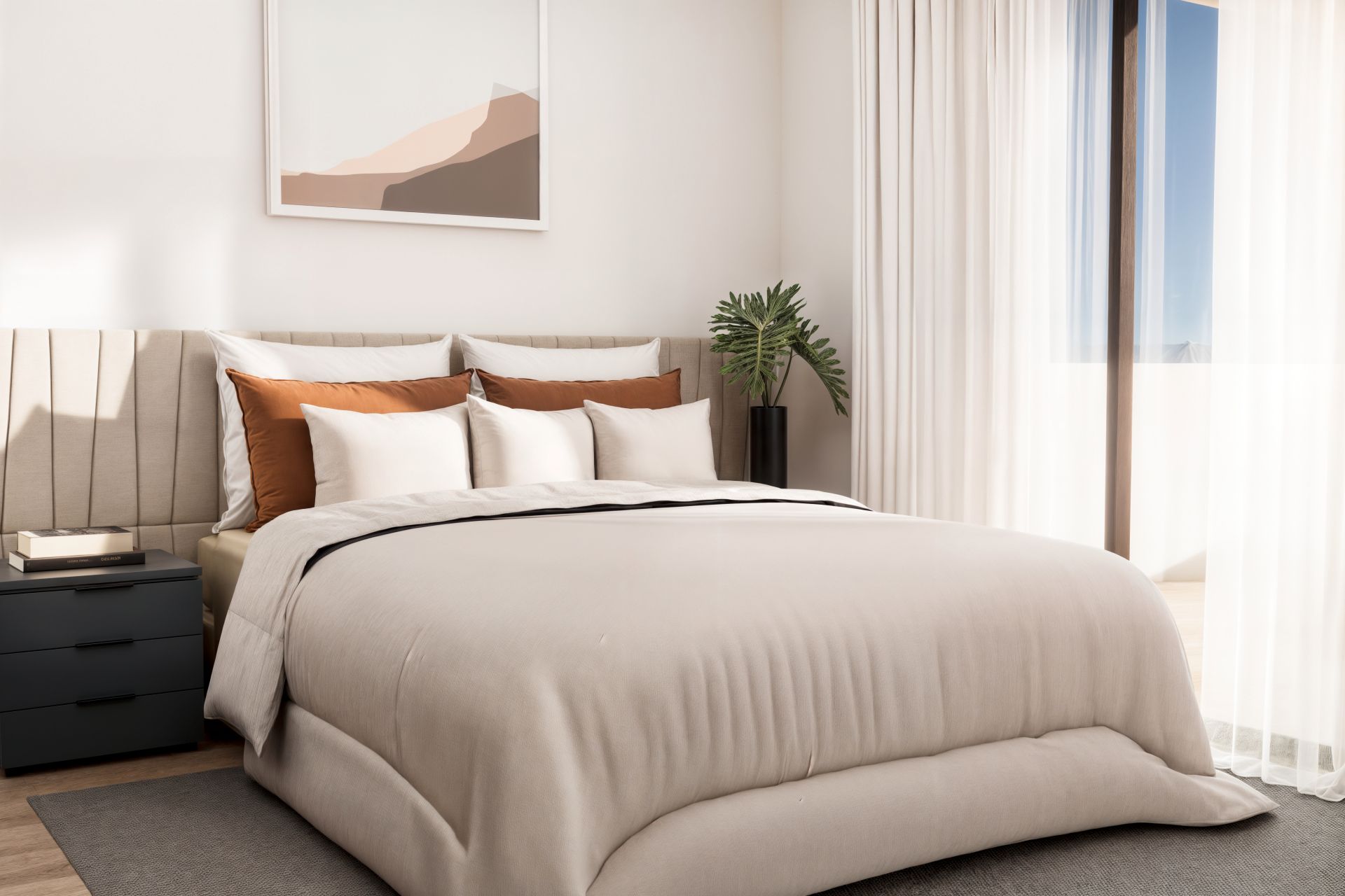 Bedroom of Apartment for sale in Finestrat  with Air Conditioner, Heating and Terrace