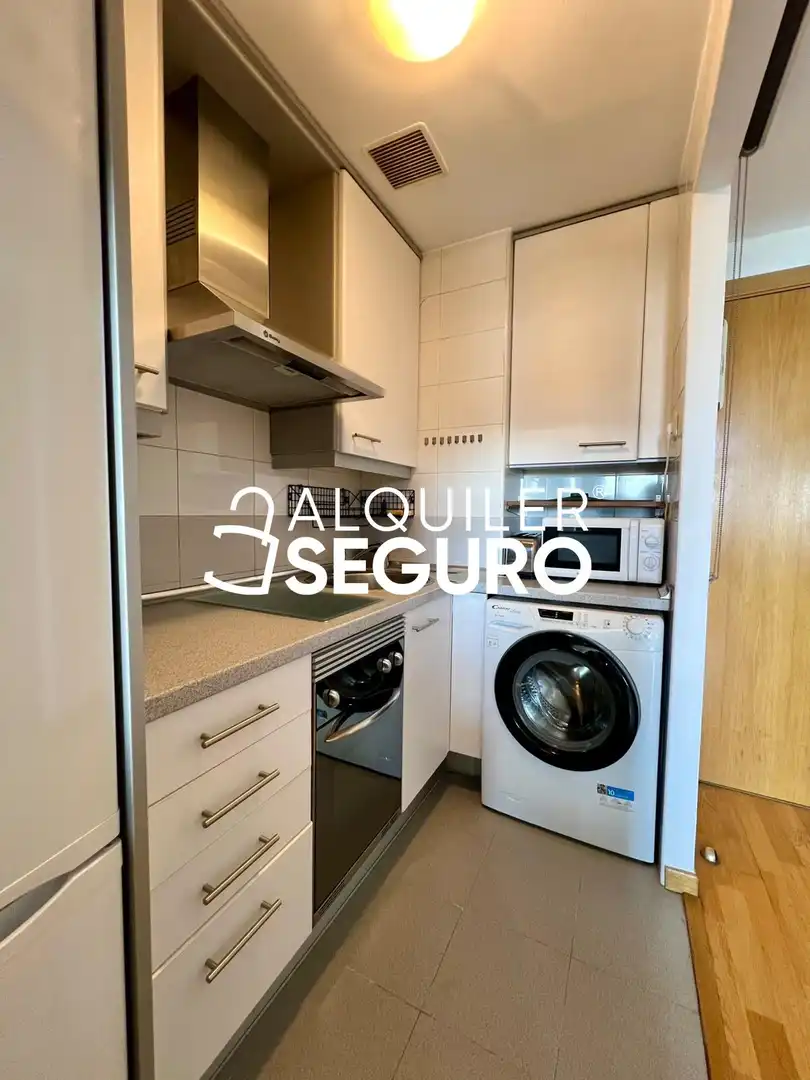 Kitchen of Flat for rent in Madrid  with Air Conditioner, Heating and Swimming Pool