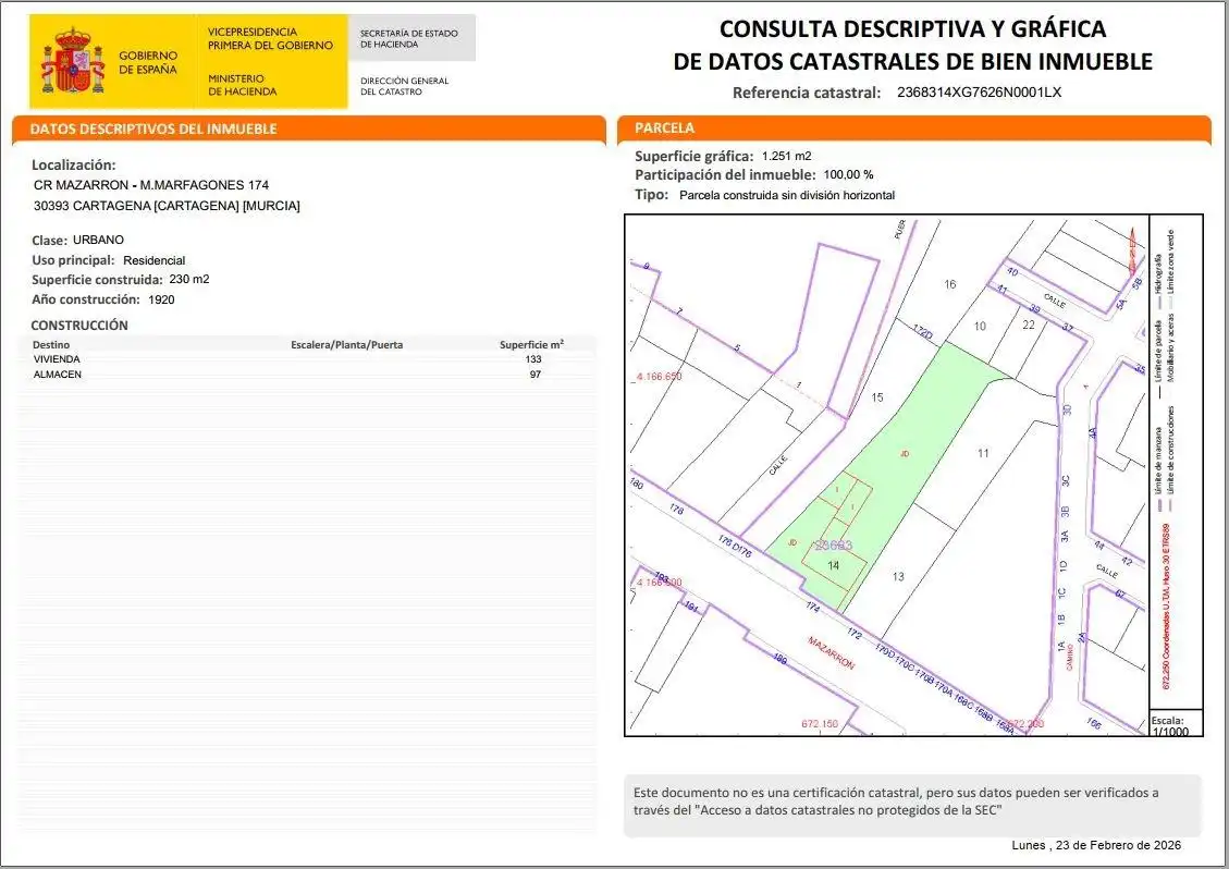 Residential land for sale in Pedanías Oeste, imagen 13