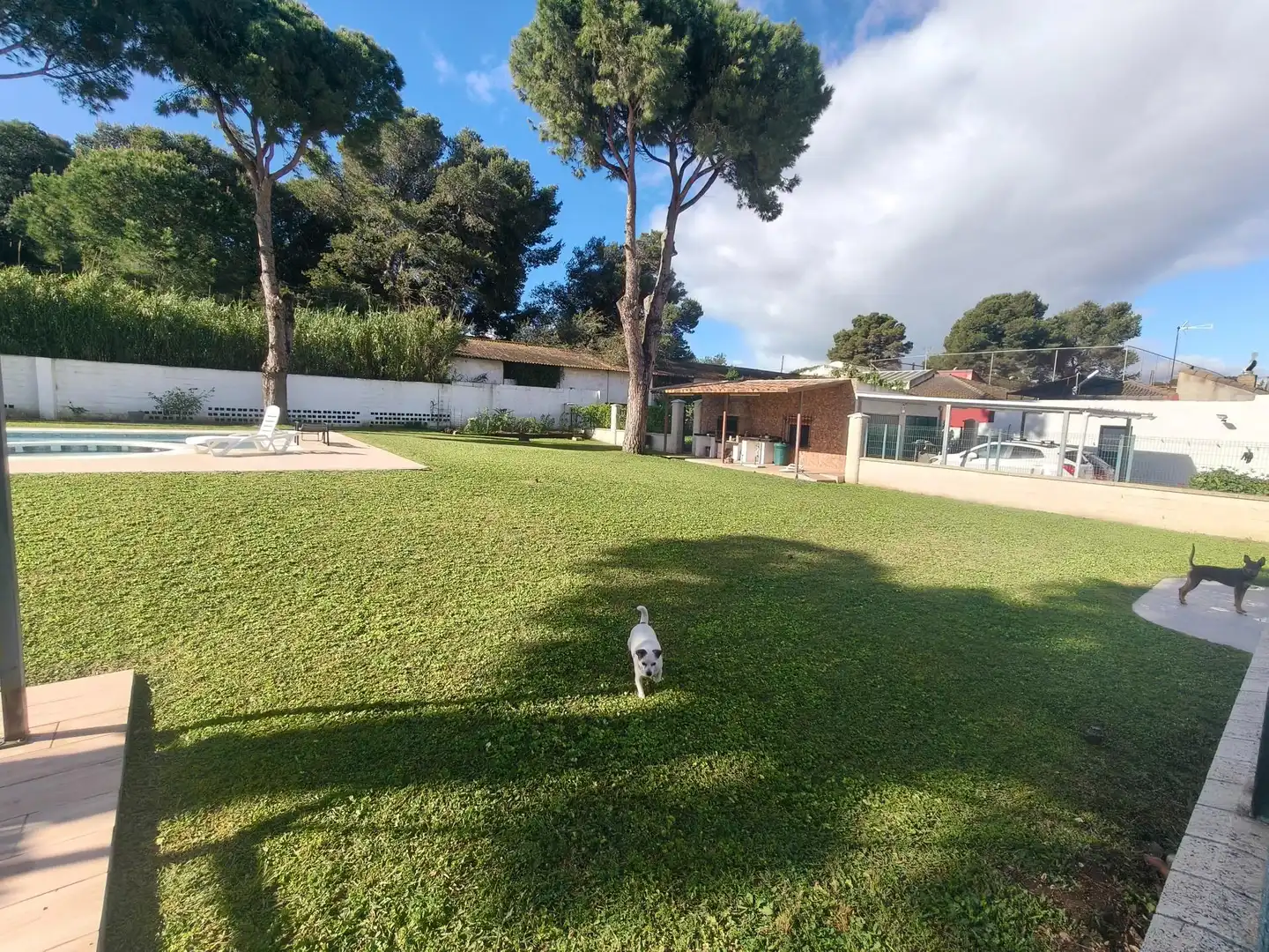 Garden of Houses for sale in Chiclana de la Frontera  with Air Conditioner, Swimming Pool and Alarm