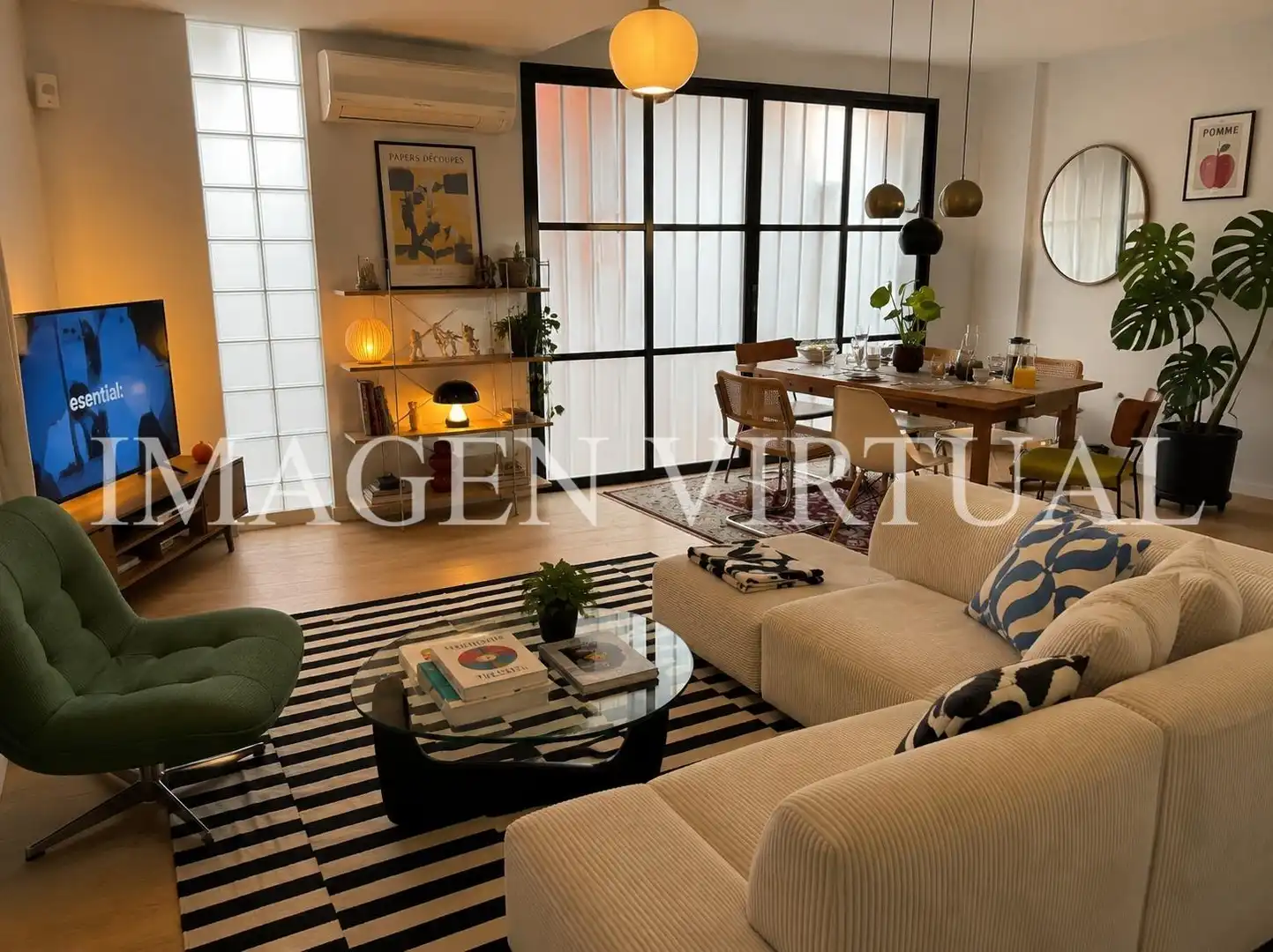 Sala de estar de Piso en venta en Sollana con Terraza y Balcón