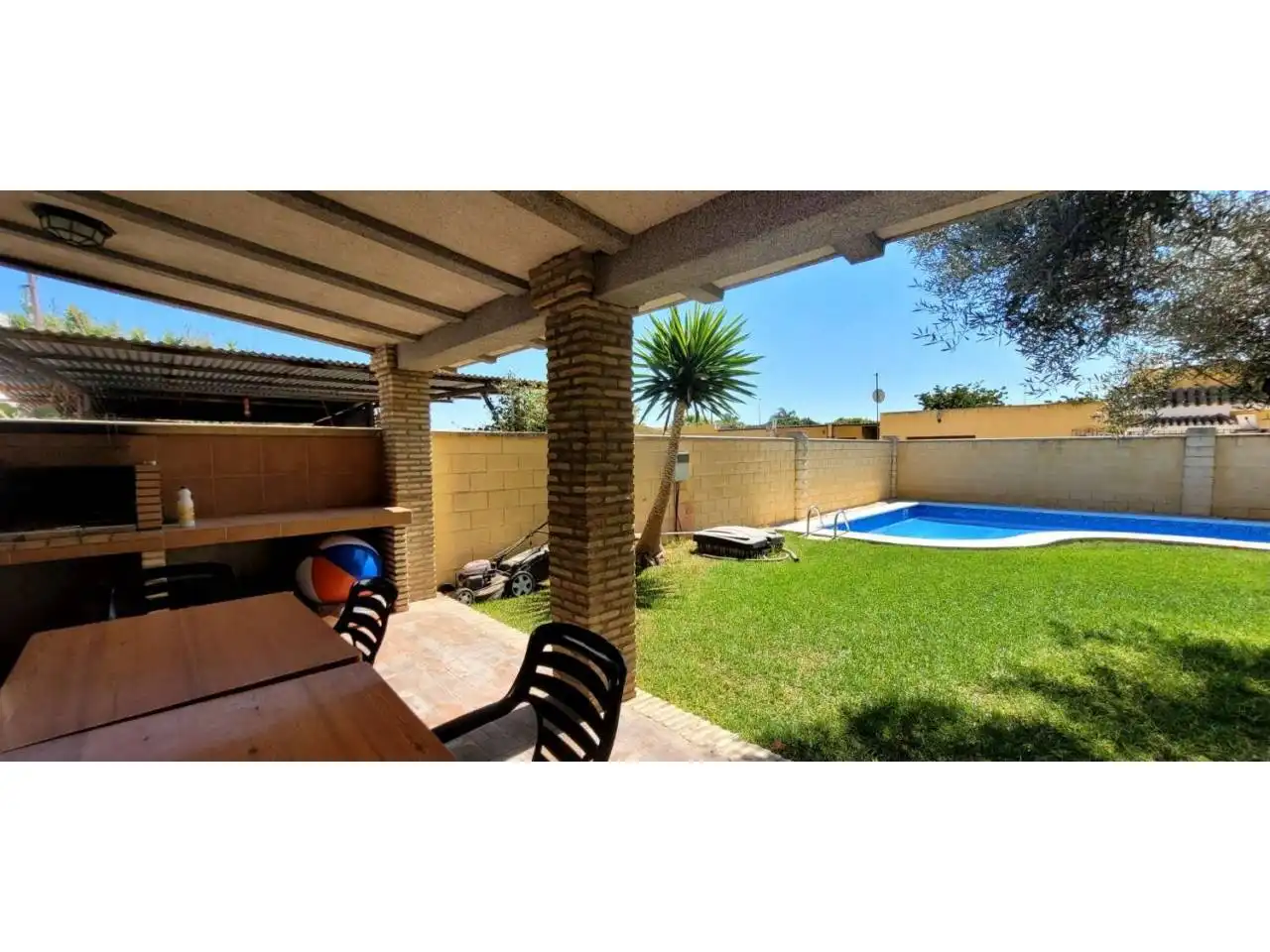 Jardín de Casa o chalet de alquiler en Sanlúcar de Barrameda con Aire acondicionado, Terraza y Trastero