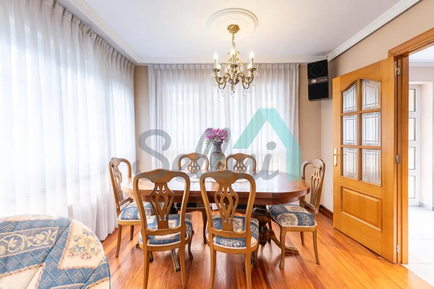 Comedor de Casa adosada en venta en El Franco  con Calefacción, Jardín privado y Parquet