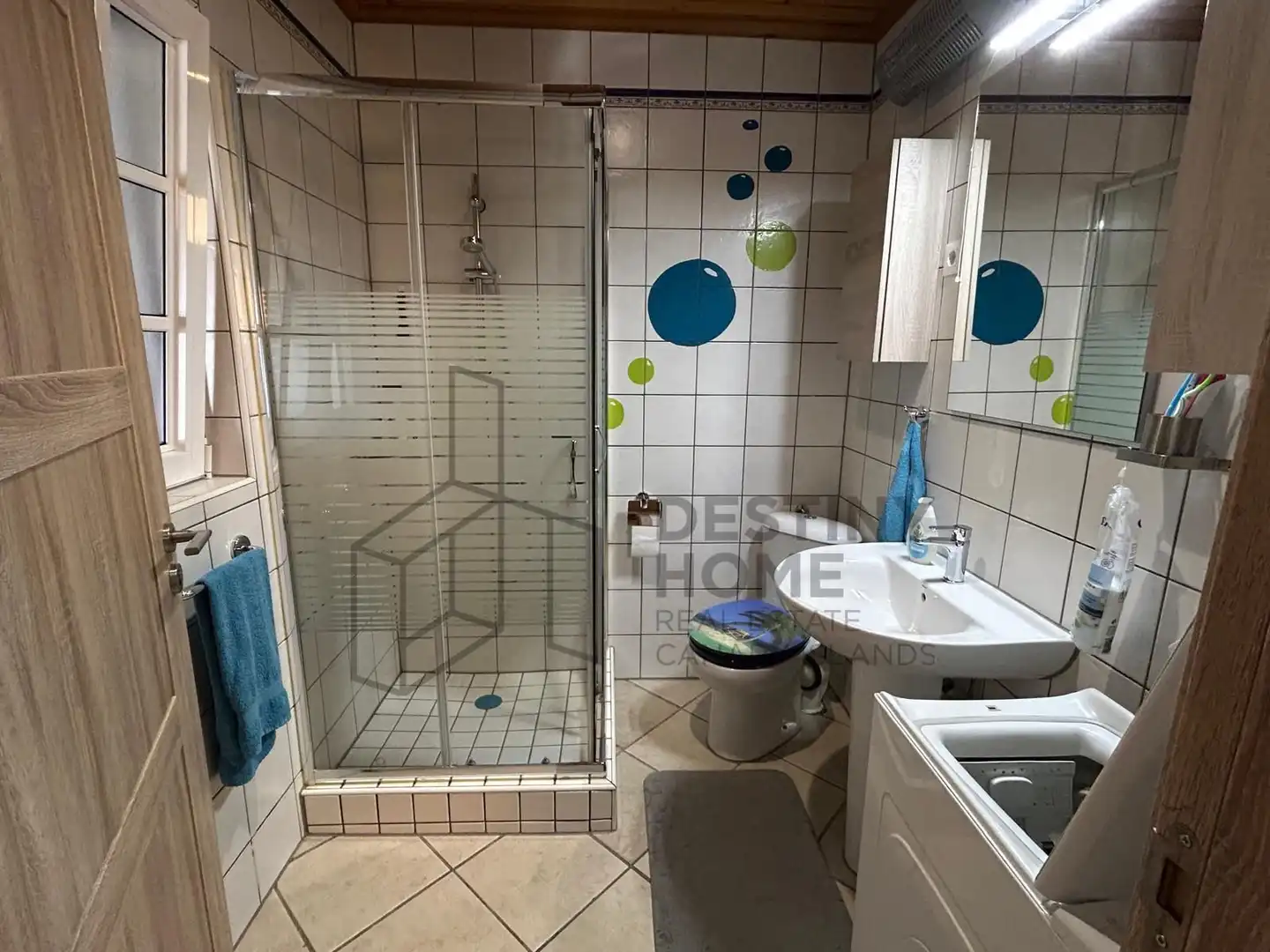 Bany de Casa o xalet en venda en La Oliva amb Aire condicionat, Jardí privat i Terrassa