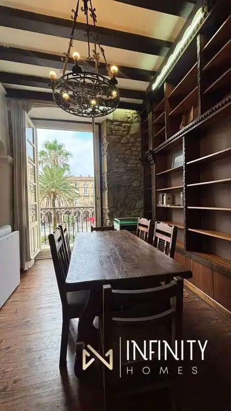 Dining room of Flat for rent in Bilbao   with Balcony