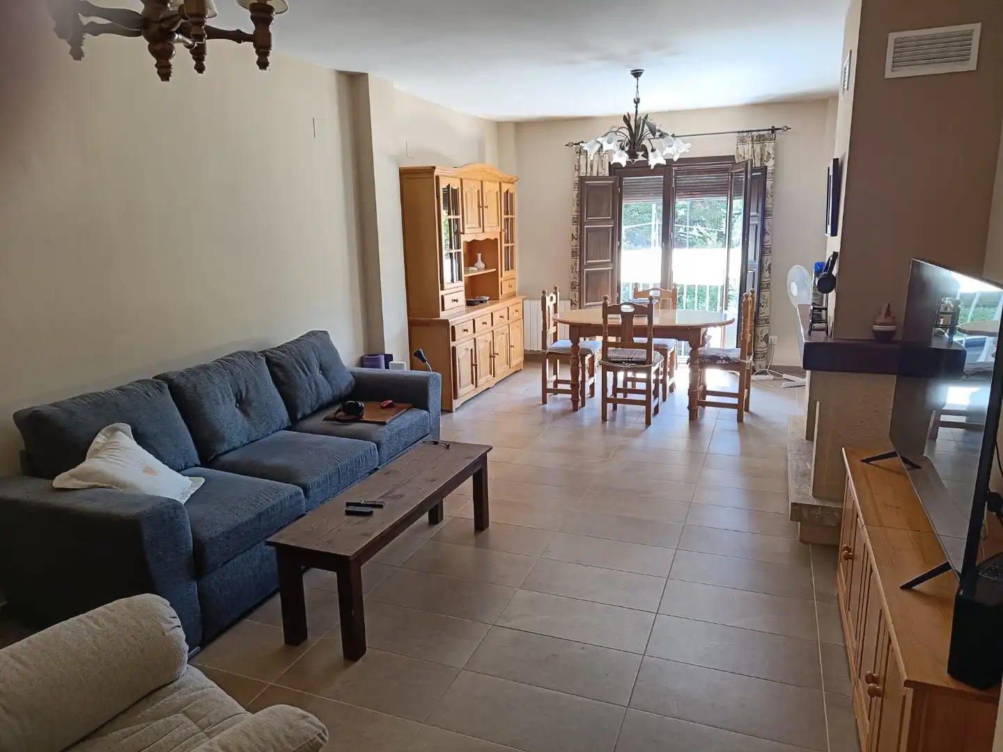 Wohnzimmer von Wohnung zur Miete in Capileira mit Klimaanlage, Heizung und Terrasse