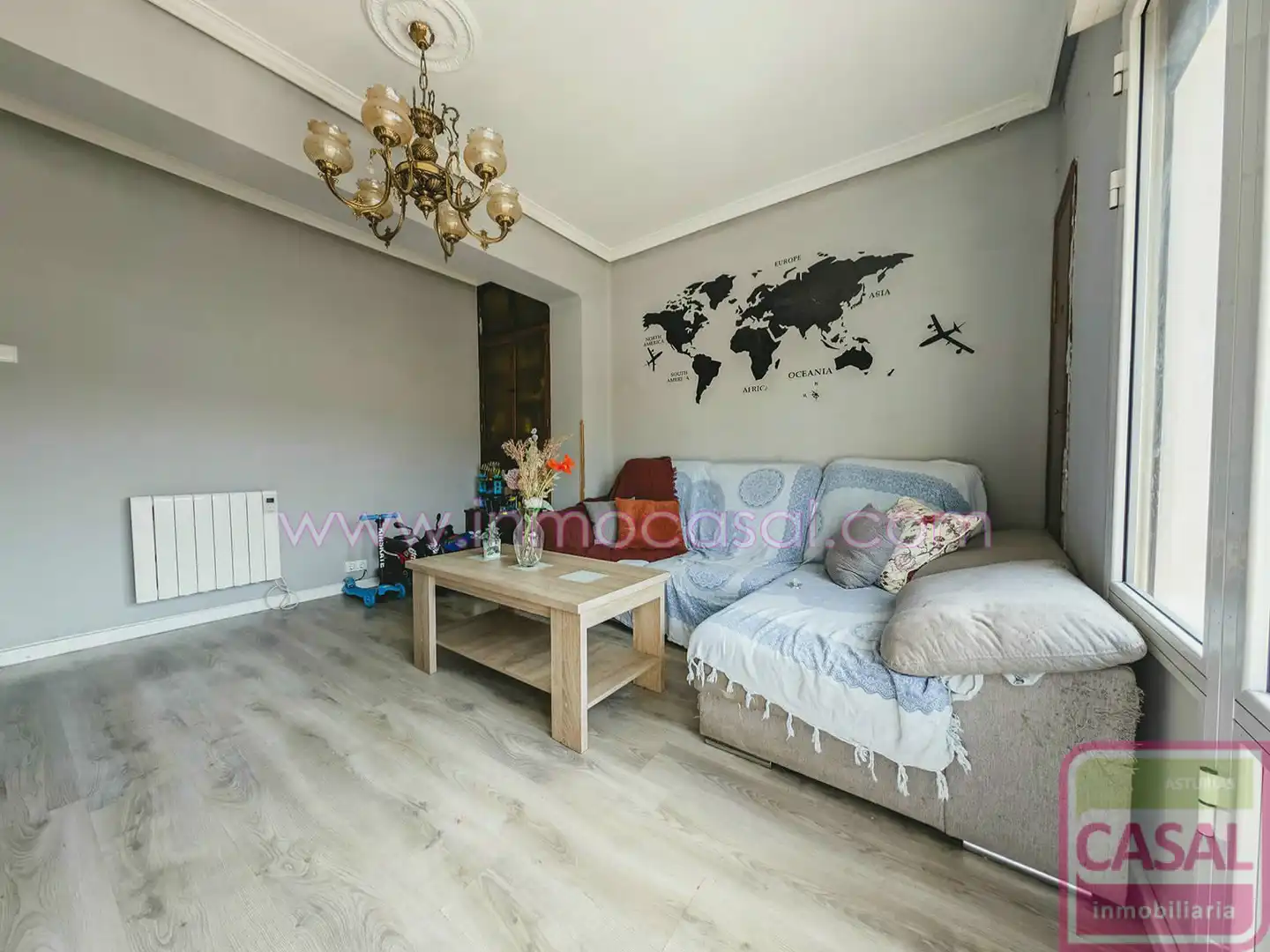 Living room of Flat for sale in Avilés  with Heating and Terrace