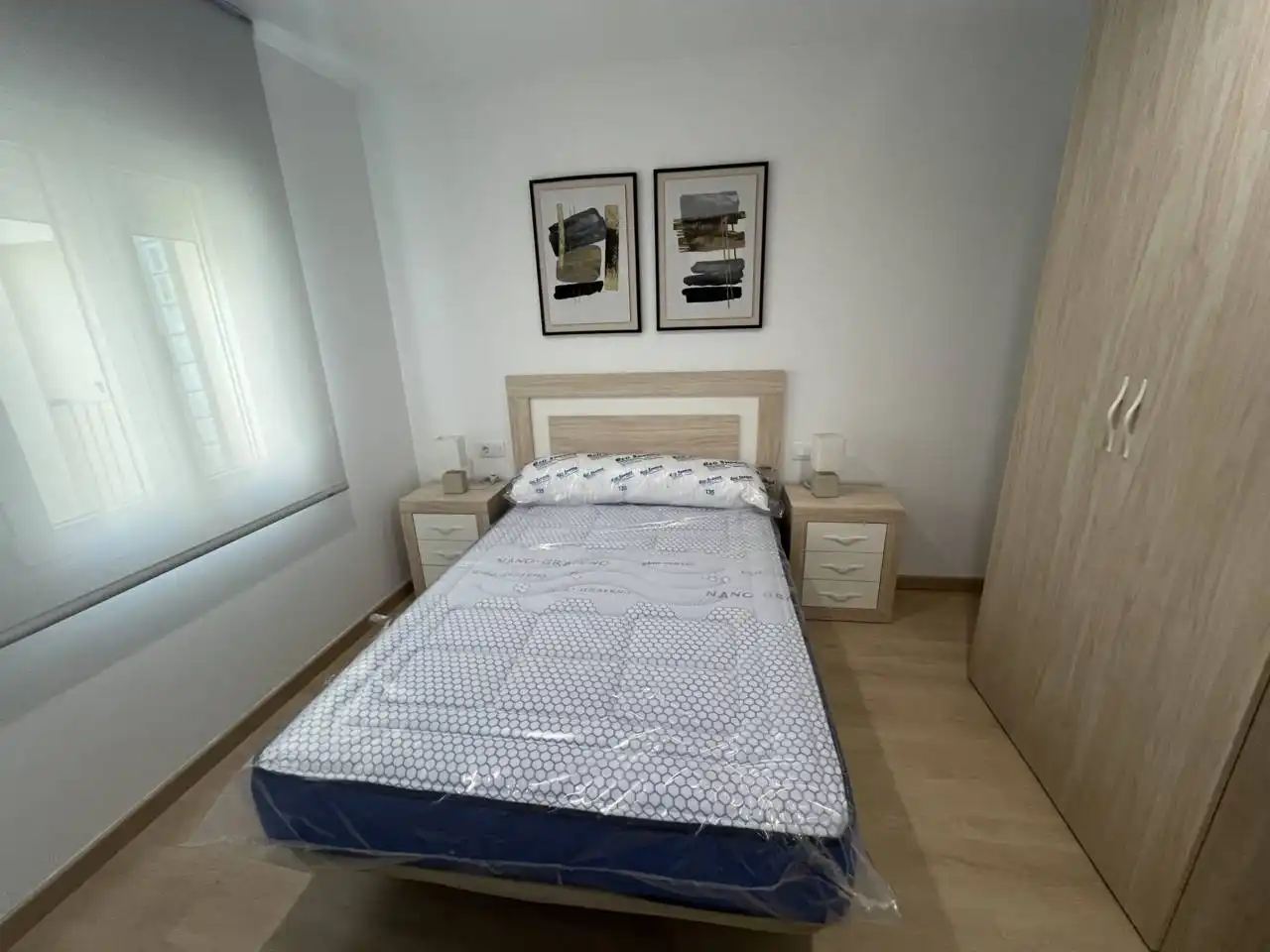 Schlafzimmer von Wohnung zur Miete in Alcañiz mit Klimaanlage, Heizung und Parkett