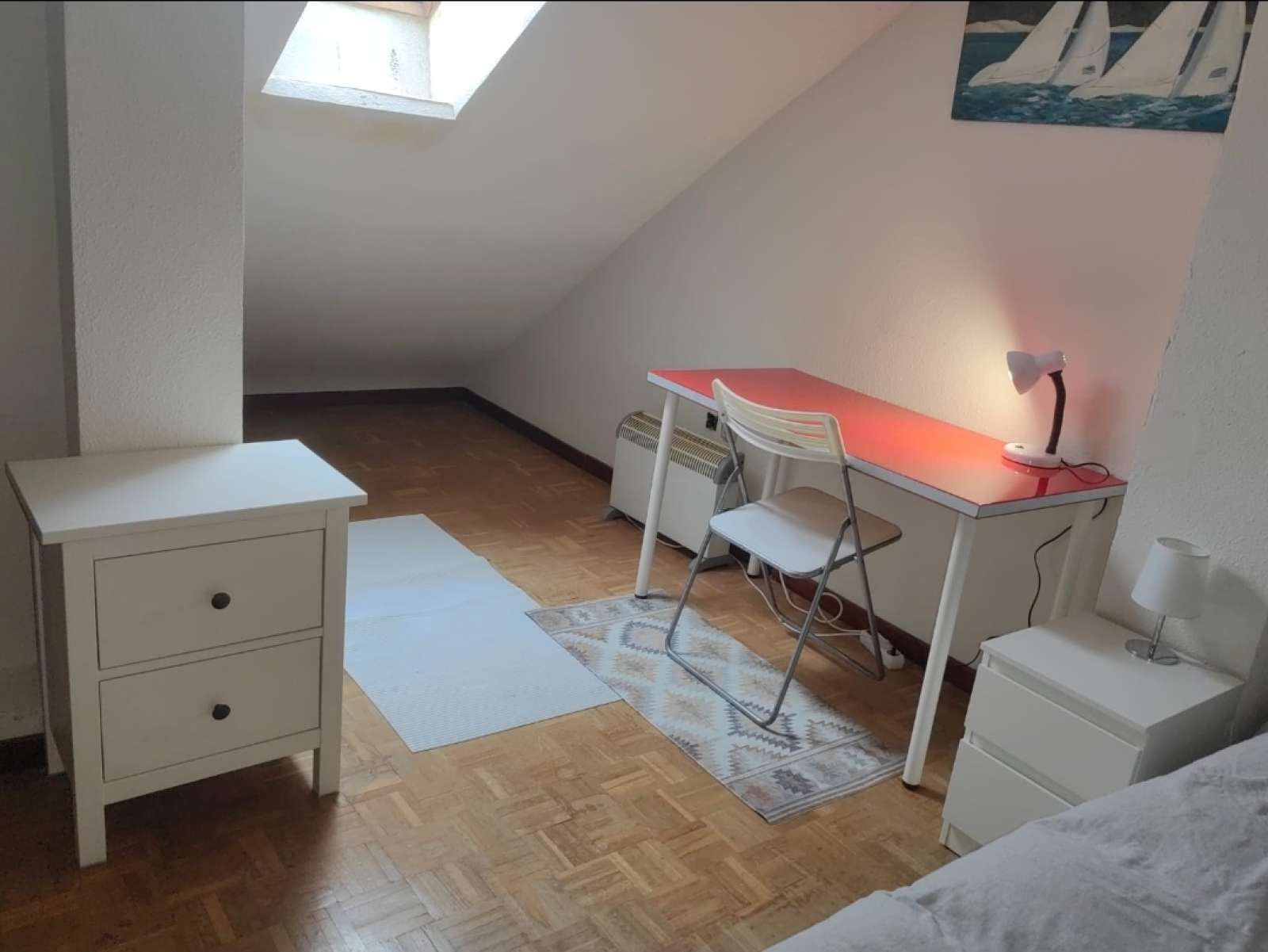 Bedroom of Flat to share in Las Rozas de Madrid  with Air Conditioner, Heating and Terrace