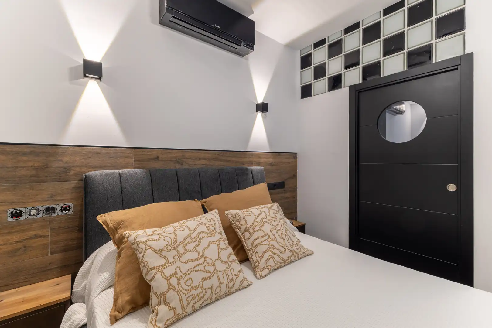 Habitación de Apartamento de alquiler en Madrid con Aire acondicionado, Calefacción y Amueblado